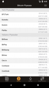 BTC Piyasası: Yerli ve Yabancı Bitcoin Fiyatları 3